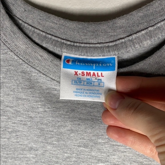 Champion retro tri color tee with logo at back XS - Picture 8 of 8